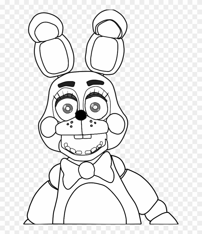 Download Fnaf Toy Bonnie Coloring Pages Clipart 5347182 Pikpng