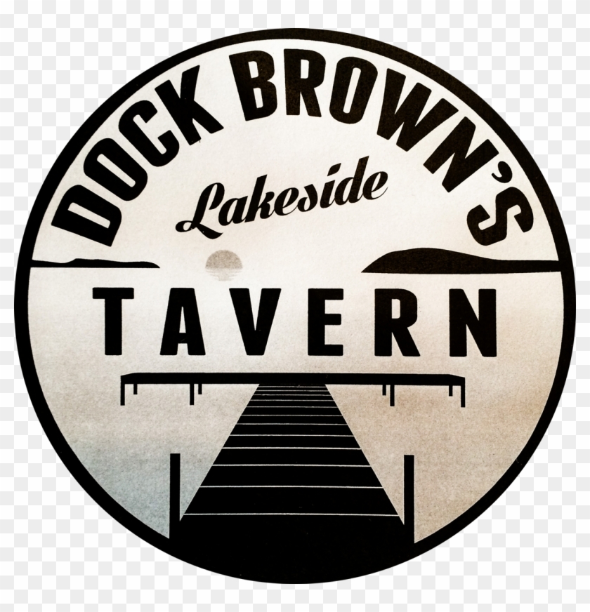 Doc Brown's Lakeside Tavern Logo From The Takeaway - Dock Clipart
