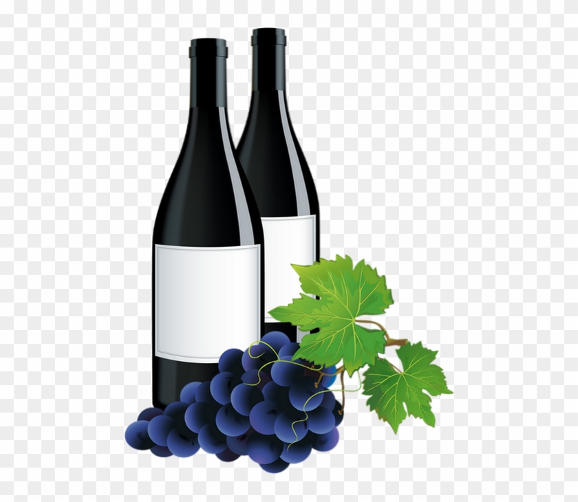 Botella De Vino Vector Clipart #5347730