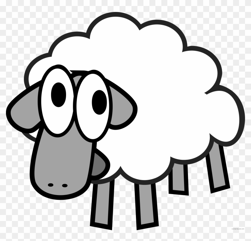 Svg Free Stock Cartoon Clipartblack Com Animal Free - Animal Sheep Clipart - Png Download #5348030