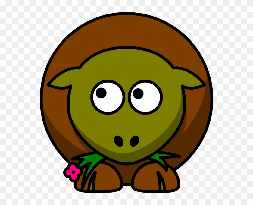 How To Set Use Sheep Olive Green And Brown Two Toned - Sheep And Goats Cartoon Clipart