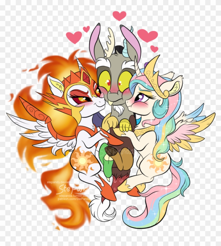 50 Of The Best Fanfics To Read For Discord Day - Princess Celestia X Discord Clipart #5348094