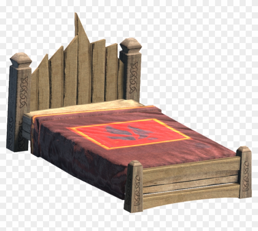 Medieval Noble Bed - Noble Medieval Bed Clipart