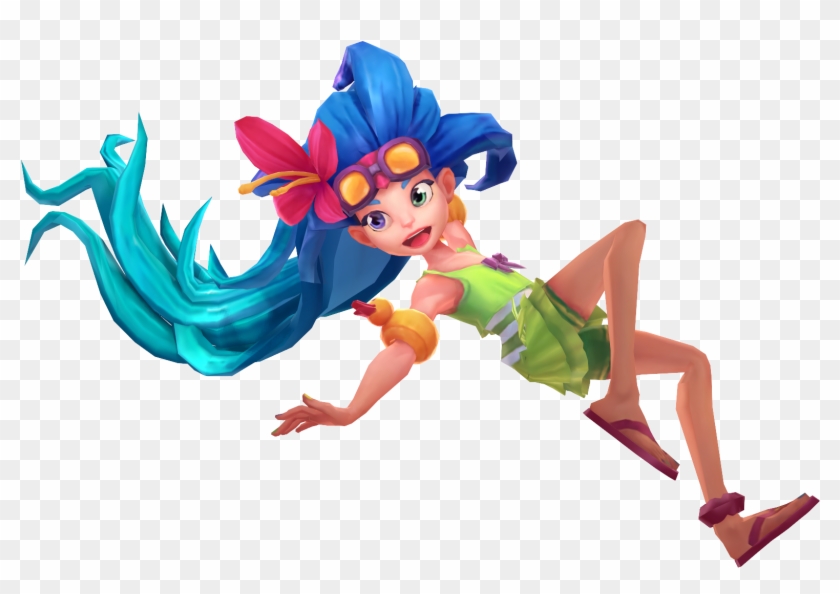Pool Party Zoe - Illustration Clipart