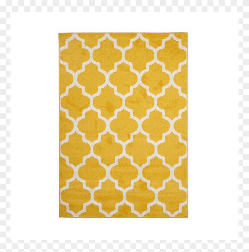 Trellis Yellow - Morocco Rug Clipart #5348733