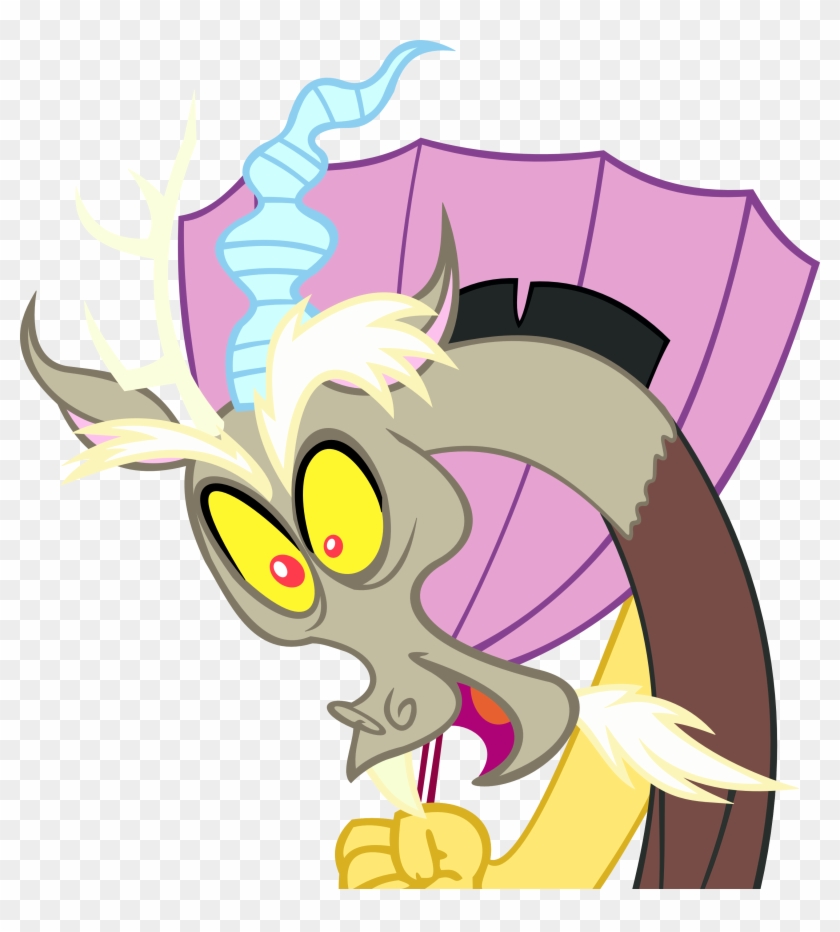 Discord And His Pink Umbrella By Theonewiththeoctaves - Mlp Discord Png Clipart #5349089