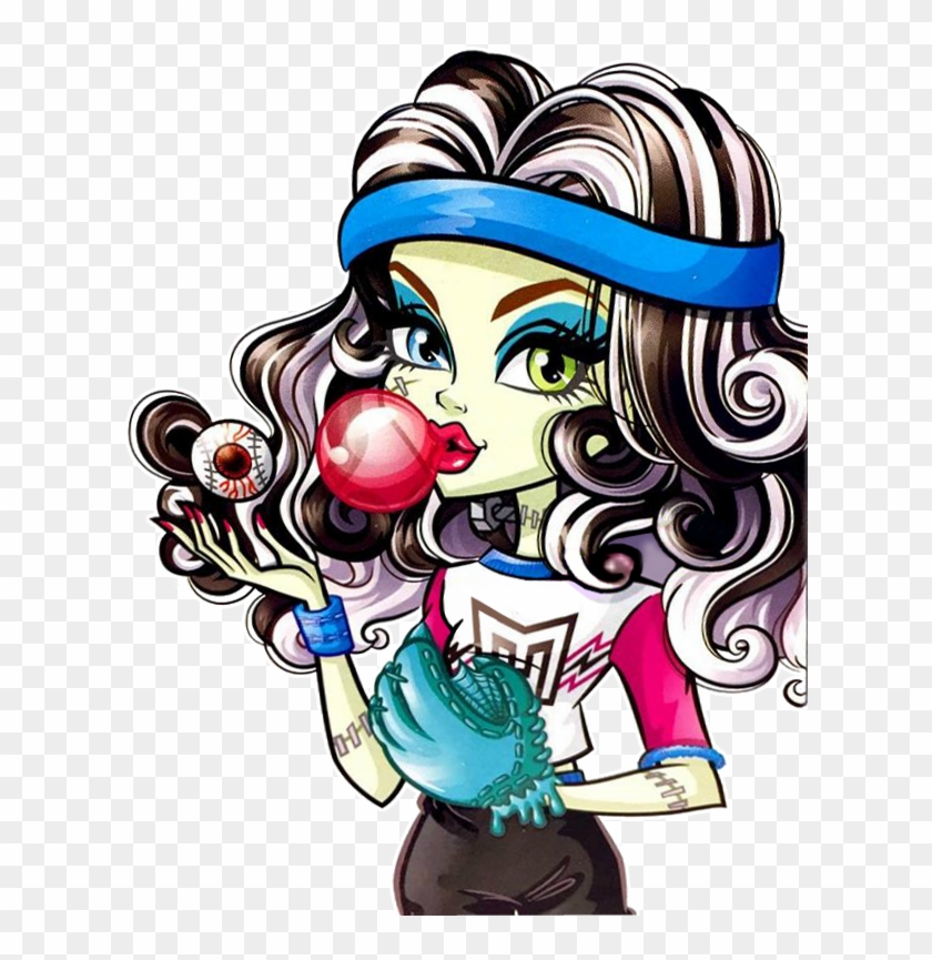Skulltimate Locker Room - Monster High Frankie Artwork Clipart #5349418
