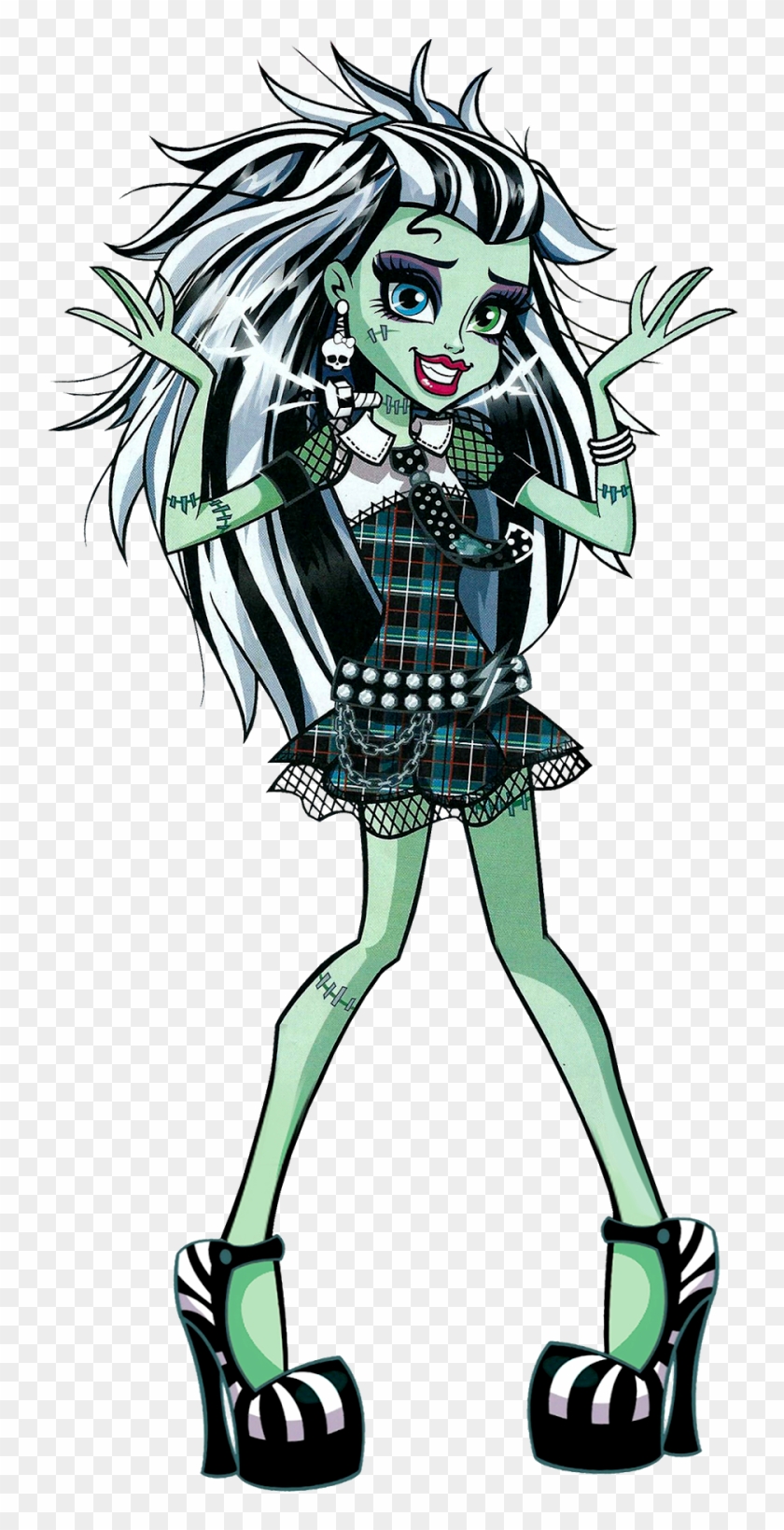 Artwork/png De Frankie Stein - Monster High Frankie Stein Clipart #5349444