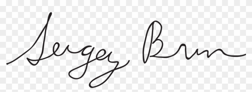Barack Obama Signature Png , Png Download - Sergey Brin Signature Clipart #5350198