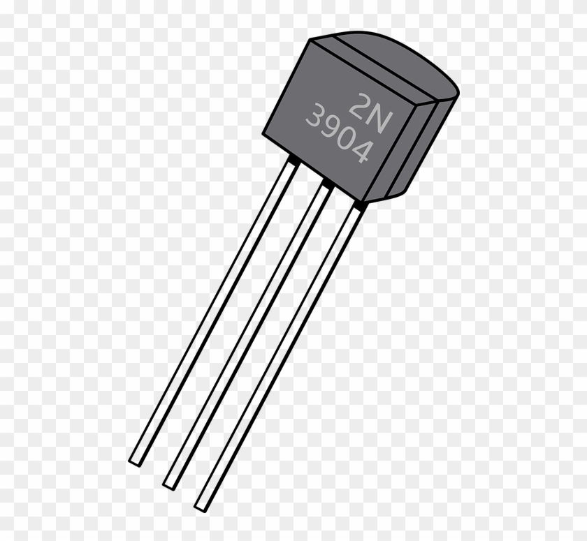 Transitsor Tht Transistor Electronics Bjt 2n3904 - Transistor Png Clipart #5350203