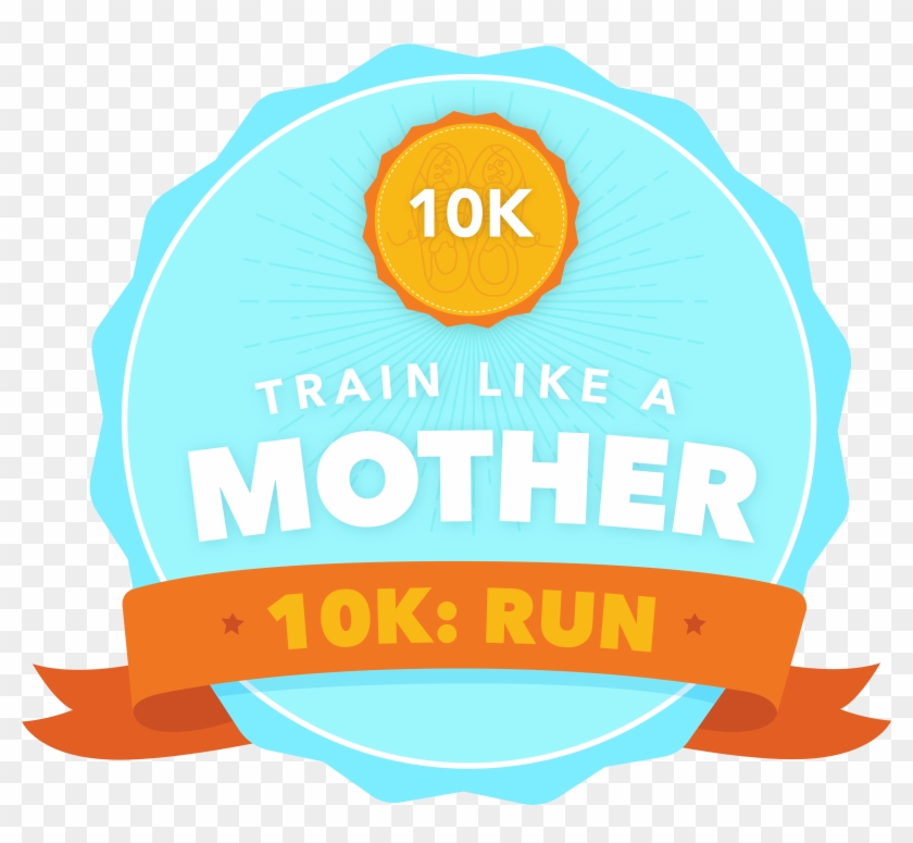 10k Run Program - Label Clipart
