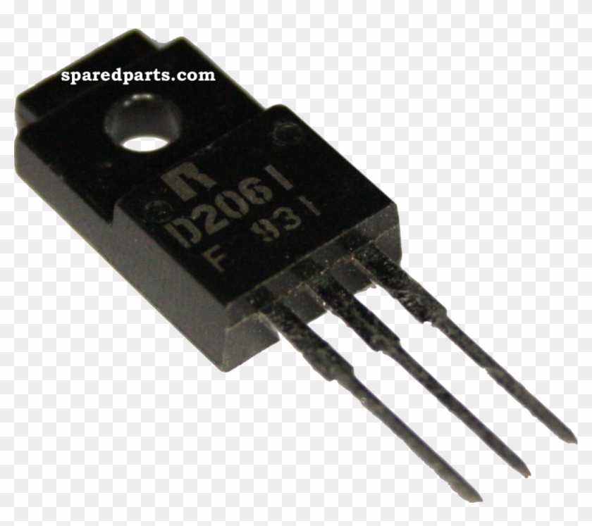 2sd2061 Transistor Semiconductor To 220f - Electronic Component Clipart