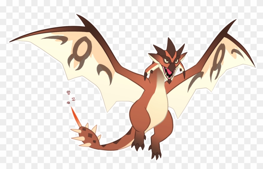 Pokemon-styled Rathalos~ ” - Rathalos As A Pokemon Clipart #5350752