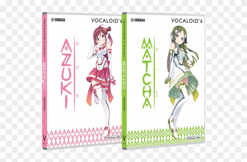 Matcha And Azuki Vocaloid Clipart