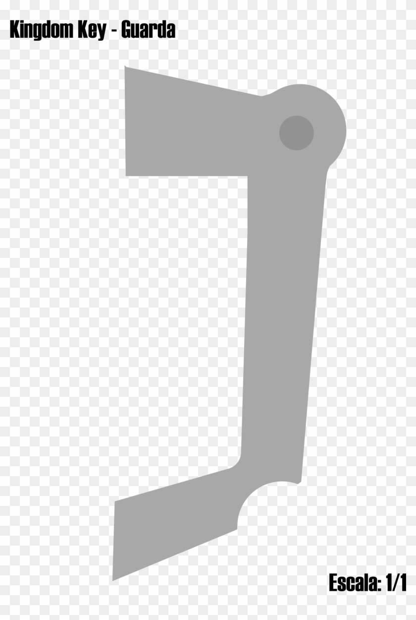 Keyblade Kingdom Key - Moldes Keyblade Kingdom Hearts Clipart