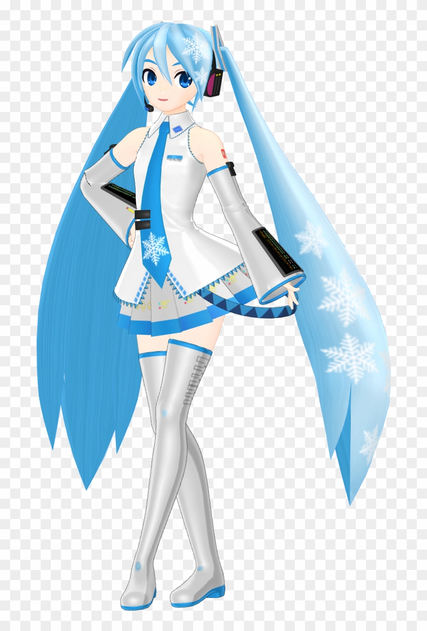 Maebari Snow Miku - Maebari Miku Mmd Clipart