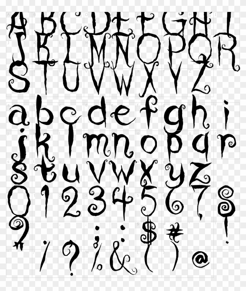 Font Characters - Characters - Coraline Clipart
