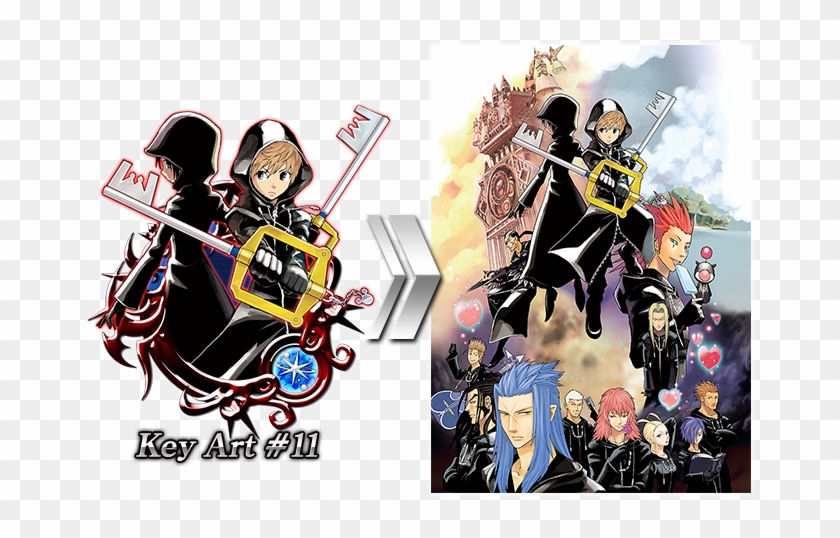 Com/forum/forum/84 Kingdom Hearts Union %cf%87cross - Kingdom Hearts Union X Art Clipart #5351402
