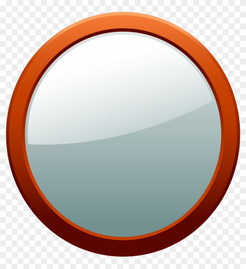 Circle Magnifying Glass - Mirror Round Vector Clipart