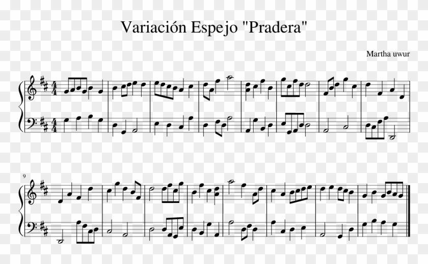 Variaci N Espejo Pradera - Music Clipart