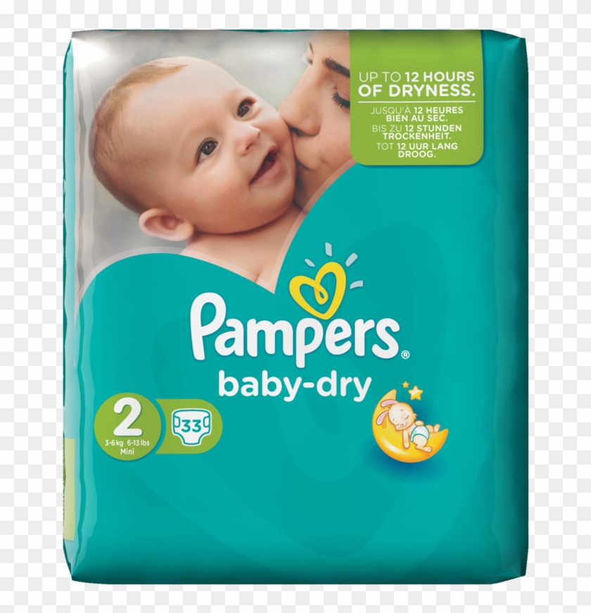 Pampers Baby Dry 33pack - Pampers Baby Dry 2 Clipart #5351977