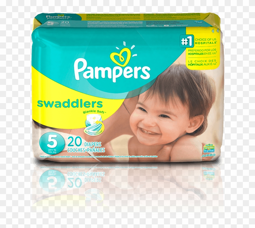 Pampers Png , Png Download - Pampers Swaddlers Size 5 Weight Clipart #5352004