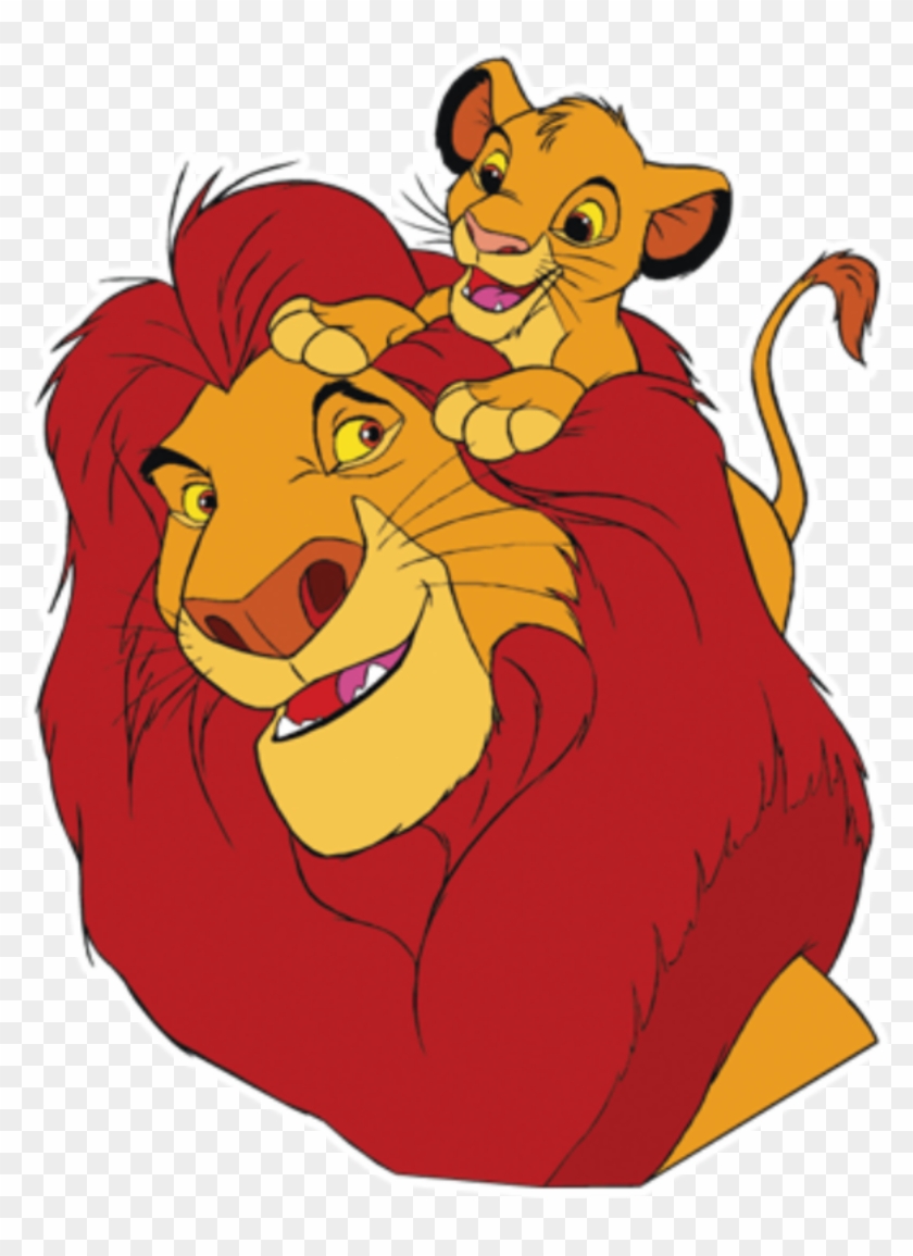 C9qfc1h377 - Simba And Mufasa Lion King Clipart