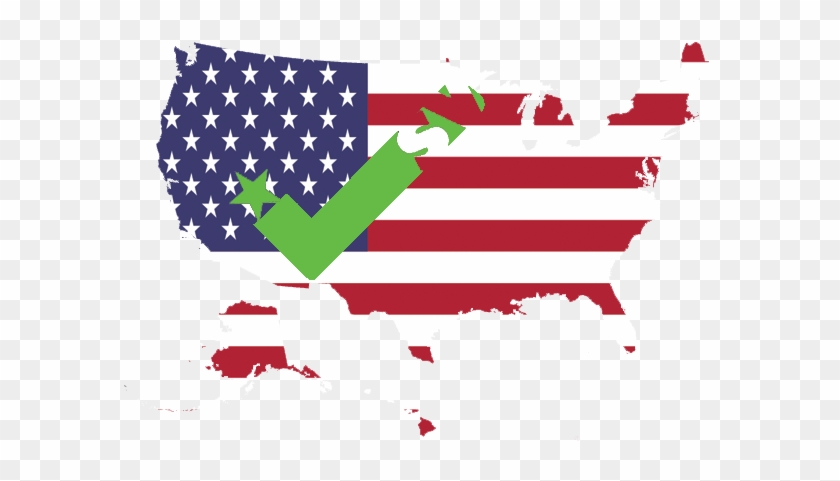 Usa Flag Shape Transparent Clipart #5353011