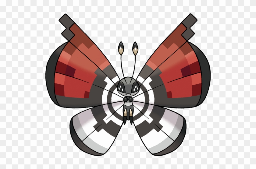Serebii - Netverified Account - Pokeball Pattern Vivillon Clipart