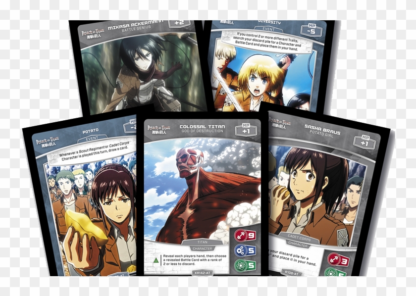 Panini Attack On Titan Clipart #5353502