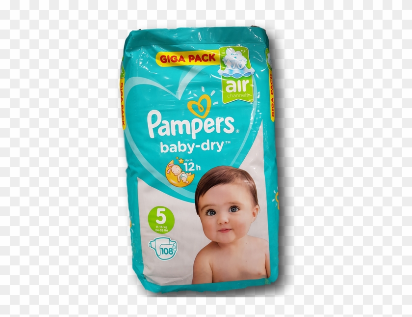 Pampers Baby-dry Nappies Size 5, 108 Giga Packs - Pampers Clipart