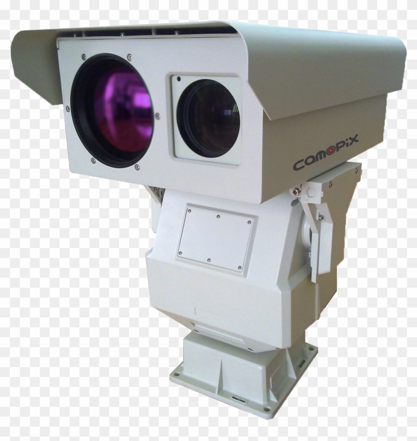 Dual Cam - Long Range Night Vision Security Camera Clipart #5354034