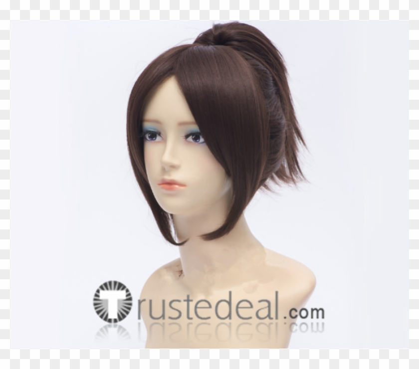 Attack On Titan Shingeki No Kyojin Hanji Zoe Brown - Lace Wig Clipart #5354615