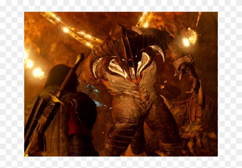 Shadow Of War - Balrog Middle Earth Shadow Of War Clipart