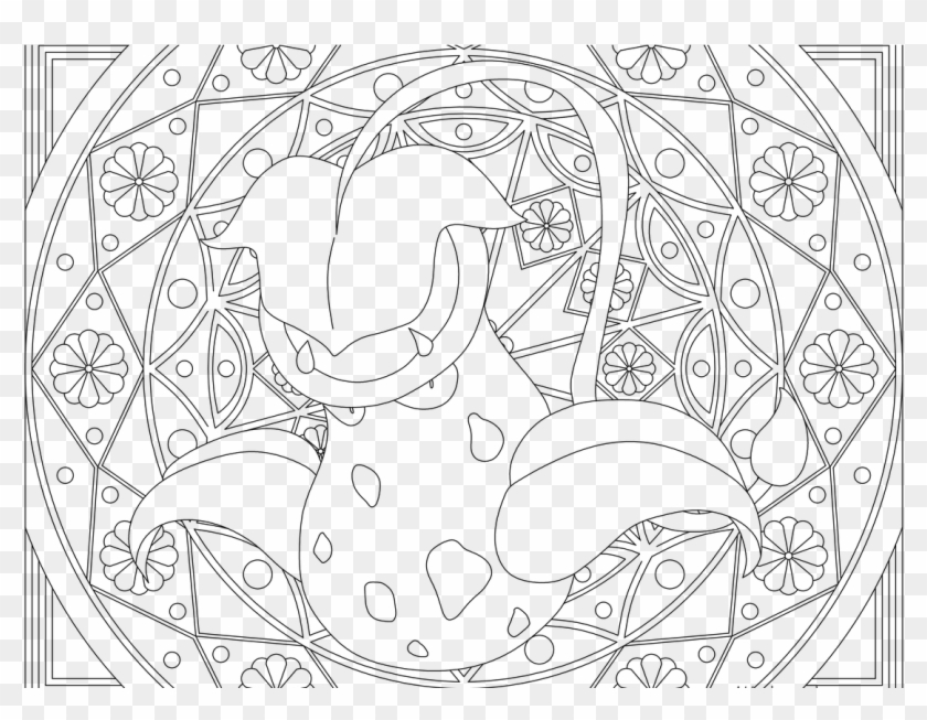 Victreebel Pokemon - Mandalas De Pokemon Para Colorear Clipart