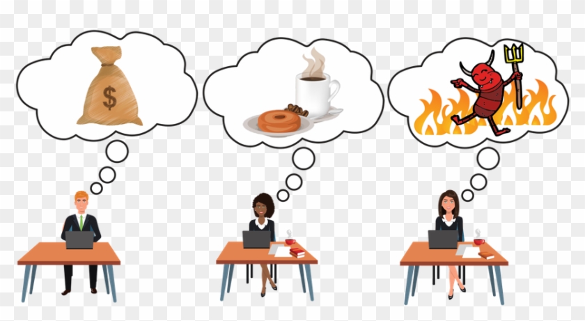 So, You've Been Possessed By A Demonic Entity - Cartoon Clipart