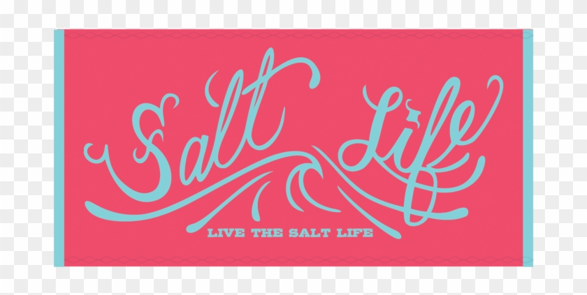 Salt Life Large Orginal Graphic Beach Towel - Car Decals Salt Life Clipart #5355860