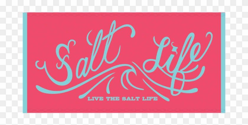Salt Life Large Orginal Graphic Beach Towel - Car Decals Salt Life Clipart