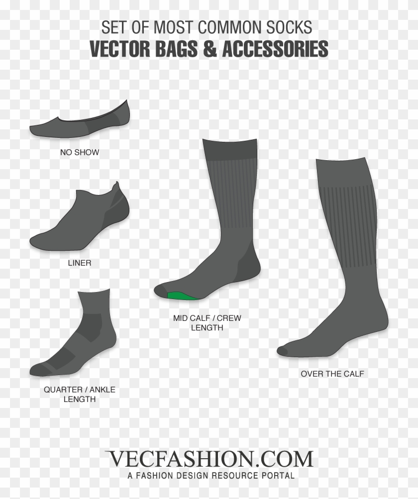 Socks Vector - Fashion Flat Jacket Clipart #5356167
