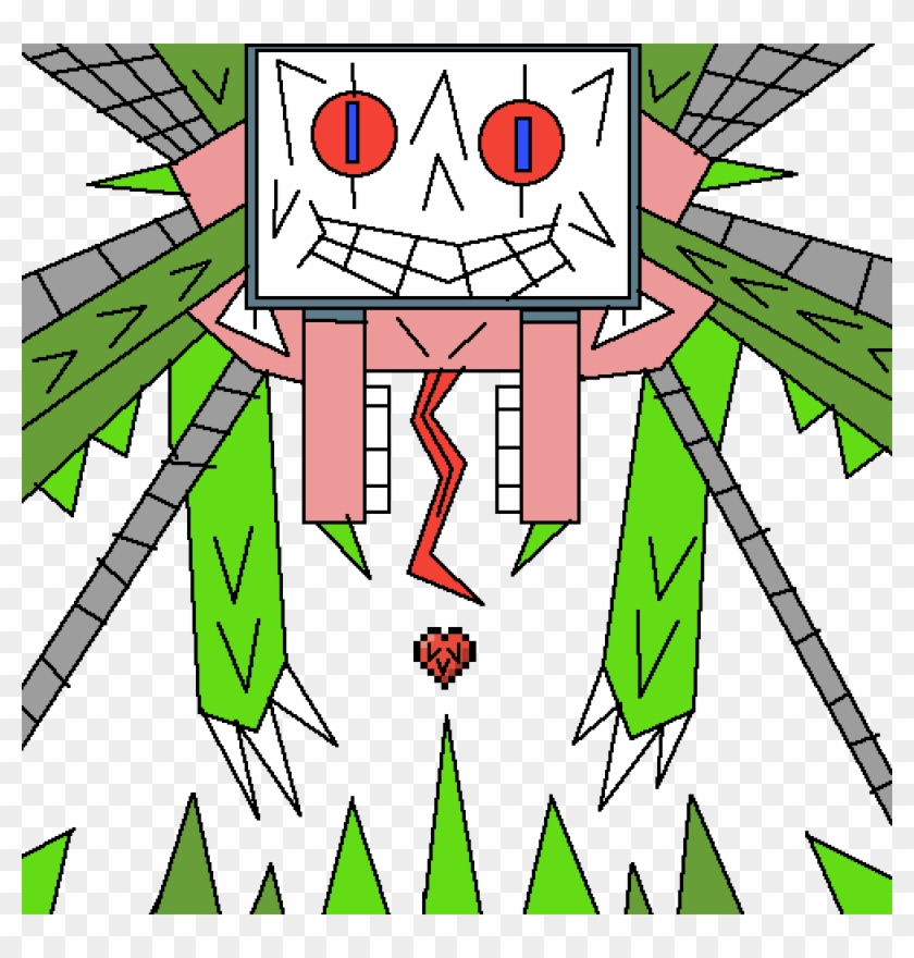 My Own Au Pointytale Omega Flowey - Cartoon Clipart