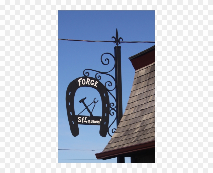 Enseigne De La Forge - Signage Clipart