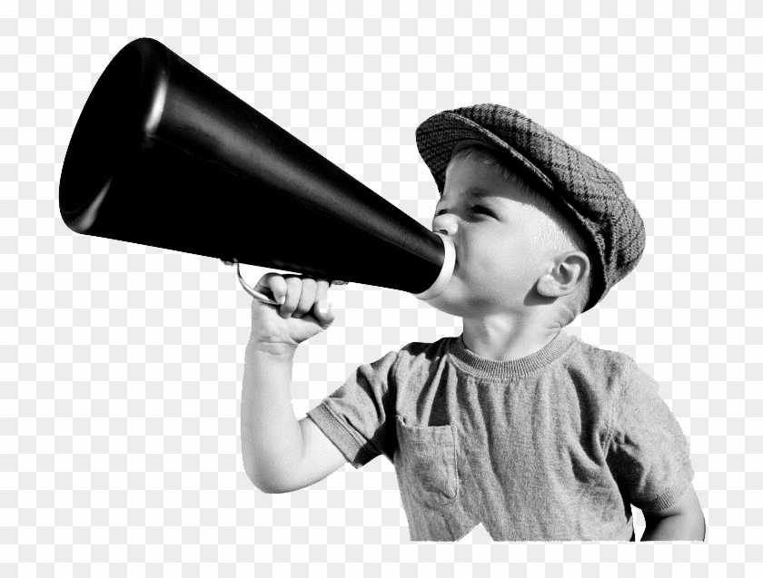 Recuerda Tú Puedes Ser Uno De Los Elegidos - Vintage Man With A Megaphone Clipart #5357114