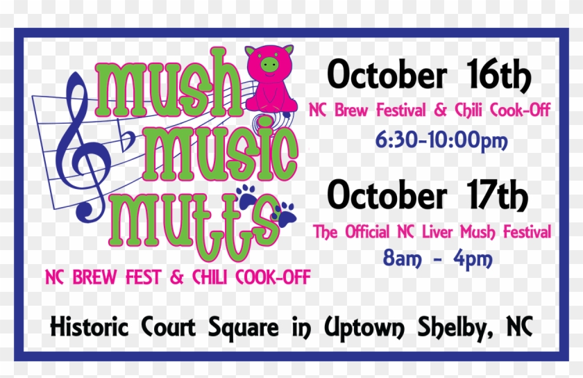 Mush Festival Website Final - Graphic Design Clipart