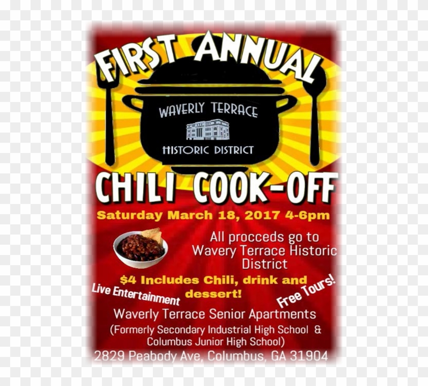 2017 Annual Chili Cookoff Waverly Terrace First Chilli - Chili Cook Off Clipart #5357788