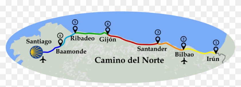 The Camino Del Norte Is Much More Quite Than The Camino Clipart #5357991