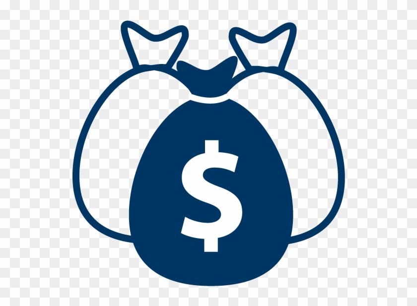 Money Bags Icon - Transparent Background Profit Icon Png Clipart