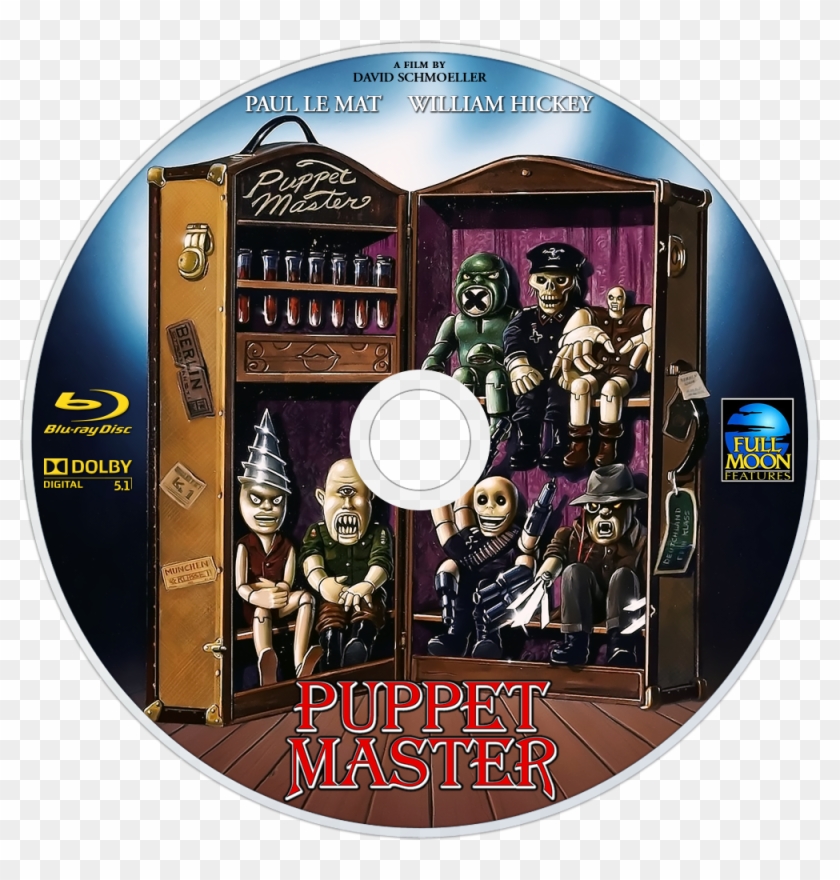 Puppet Master Bluray Disc Image - Retro Puppet Master Art Clipart