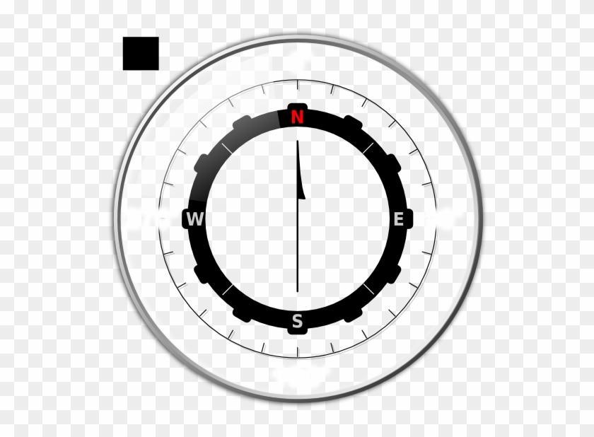 Compass Circular Clip Art - Modern Compass Png Clipart Transparent Png