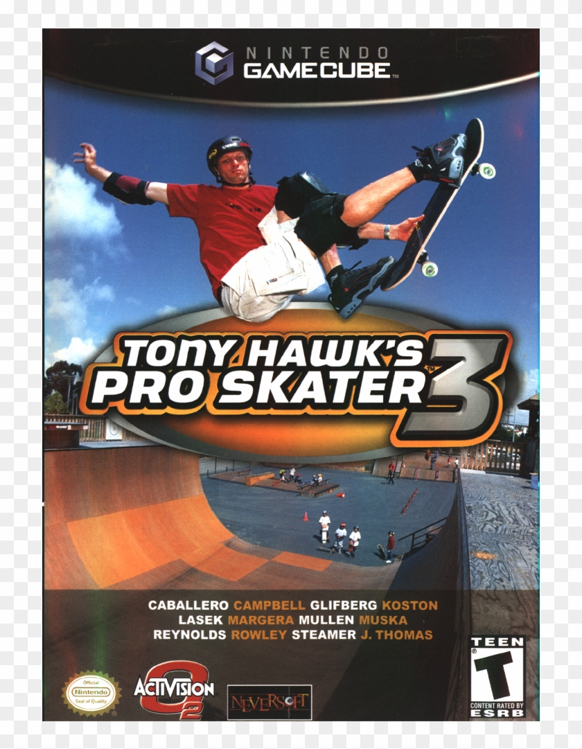 Tony Hawk Pro Skater 3 Gamecube Clipart #5358832