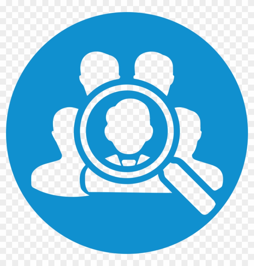 Bi For Every Role Of Your Business - Human Resources Icon Blue Clipart